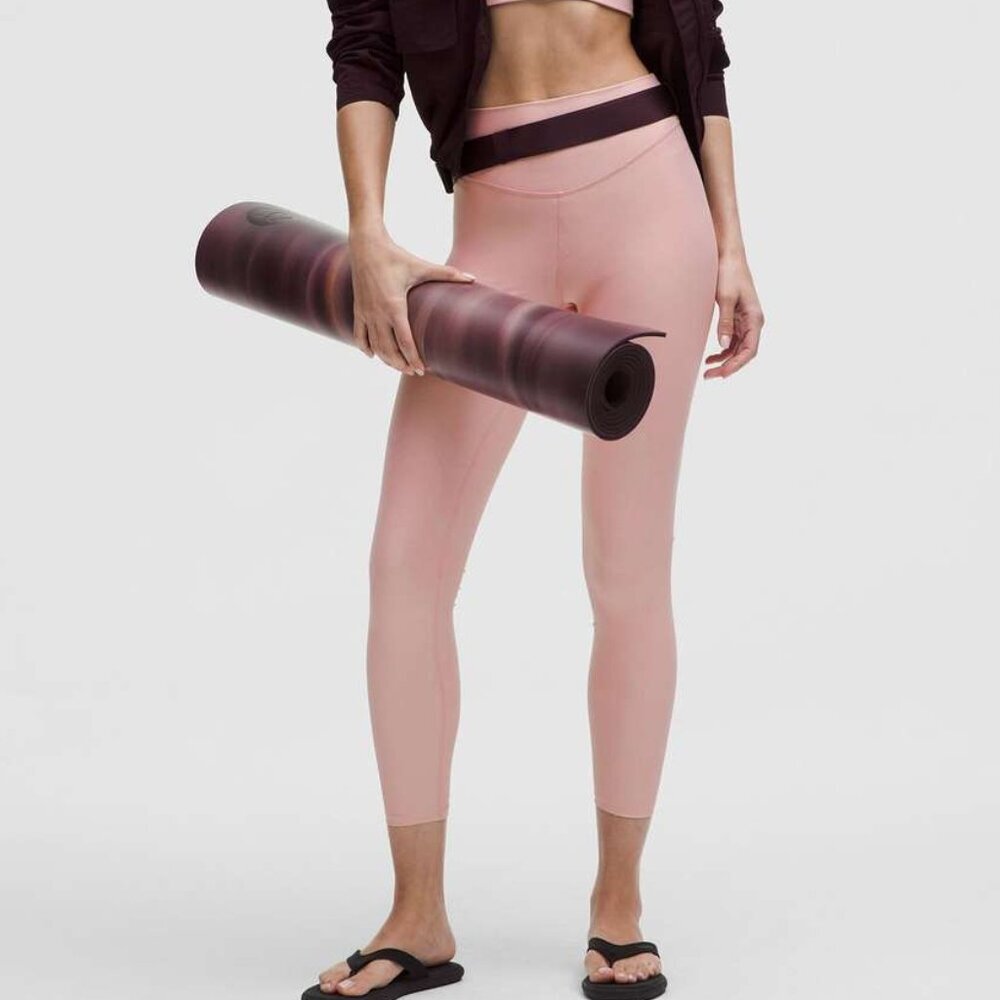 Lululemon Wunder Under SenseKnit High-Rise Tight 25" Size 14 in Pink Haze NWT!